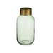 Vase Gift Decor Green Golden Glass 11,5 x 24 x 11,5 cm (6 Units) - Декорация и Осветление<<<Дом