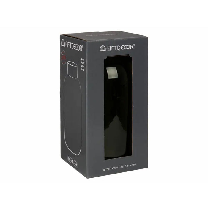 Vase Gift Decor Green Golden Glass 14,5 x 29,5 x 14,5 cm (6 Units) - Декорация и Осветление<<<Дом