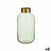 Vase Gift Decor Green Golden Glass 14,5 x 29,5 x 14,5 cm (6 Units) - Декорация и Осветление<<<Дом