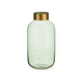 Vase Gift Decor Green Golden Glass 14,5 x 29,5 x 14,5 cm (6 Units) - Декорация и Осветление<<<Дом