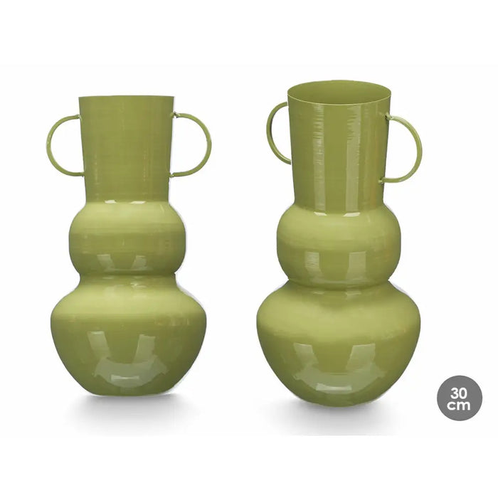 Vase Gift Decor Green Iron Ball 17,5 x 30 x 16 cm (6 Units) - Декорация и Осветление<<<Дом Градина<<<BigBuy&&&Украса за
