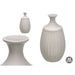 Vase Gift Decor Grey Ceramic 27 x 48 x 27 cm - Декорация и Осветление<<<Дом Градина<<<BigBuy&&&Украса за средата на