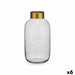 Vase Gift Decor Grey Golden Glass 14,5 x 29,5 x 14,5 cm (6 Units) - Декорация и Осветление<<<Дом