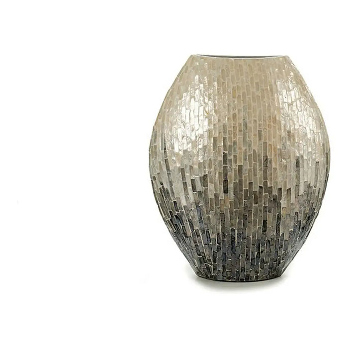 Vase Gift Decor Grey Mother of pearl Particleboard 17,5 x 45 x 37 cm - Декорация и Осветление<<<Дом