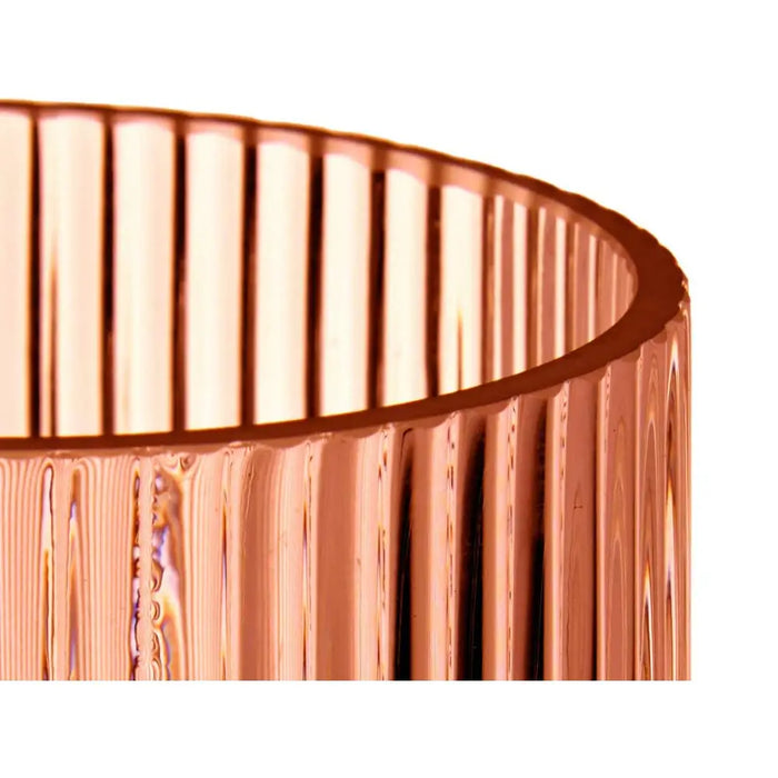 Vase Gift Decor Orange Tile Crystal Stripes 8 x 23 x 8 cm (8 Units) - Декорация и Осветление<<<Дом