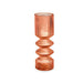 Vase Gift Decor Orange Tile Crystal Stripes 8 x 23 x 8 cm (8 Units) - Декорация и Осветление<<<Дом