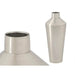 Vase Gift Decor Silver Iron 16 x 40 x 16 cm 40 x 16 x 40 cm (4 Units) - Декорация и Осветление<<<Дом
