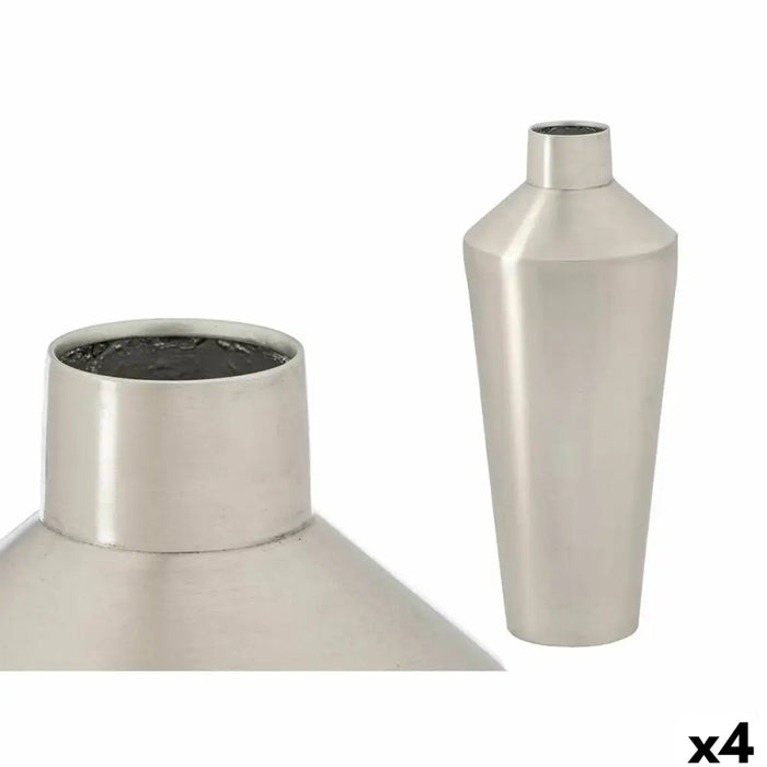 Vase Gift Decor Silver Iron 16 x 40 x 16 cm 40 x 16 x 40 cm (4 Units) - Декорация и Осветление<<<Дом
