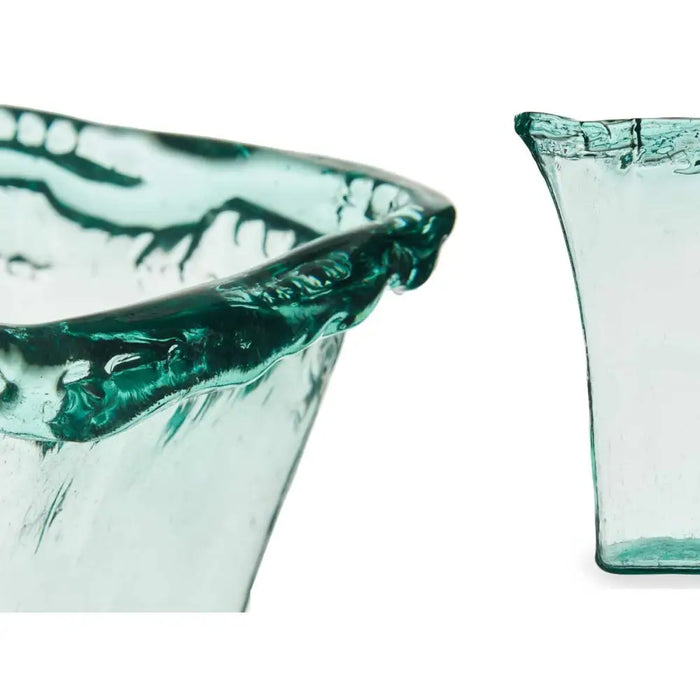 Vase Gift Decor Transparent Crystal Recycled glass 27 x 34,5 x 14 cm (2 Units) - Декорация и Осветление<<<Дом