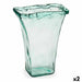 Vase Gift Decor Transparent Crystal Recycled glass 27 x 34,5 x 14 cm (2 Units) - Декорация и Осветление<<<Дом