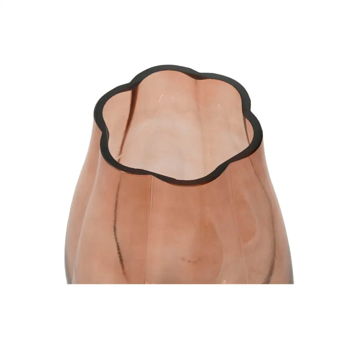 Vase Home ESPRIT Amber Crystal Modern 16 x 16 x 26 cm - Декорация и Осветление<<<Дом Градина<<<BigBuy&&&Украса за