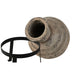 Vase Home ESPRIT Black Beige Metal Magnesium 28 x 28 x 47 cm - Декорация и Осветление<<<Дом Градина<<<BigBuy&&&Украса