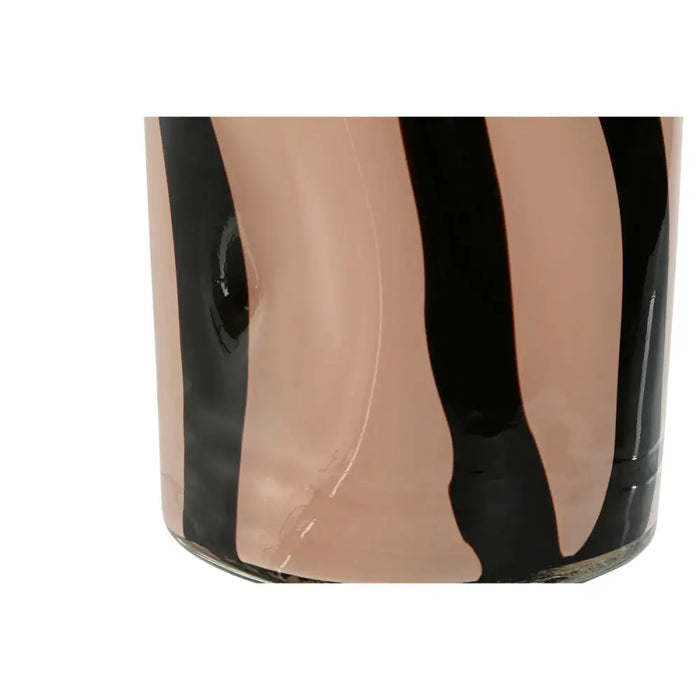 Vase Home ESPRIT Black Cream Crystal Modern 15 x 15 x 29,2 cm - Украса за средата на масата и вази<<<Декорация и