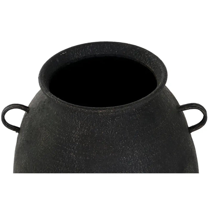Vase Home ESPRIT Black Metal 34,5 x 34,5 x 57 cm - Декорация и Осветление<<<Дом Градина<<<BigBuy&&&Украса за средата на