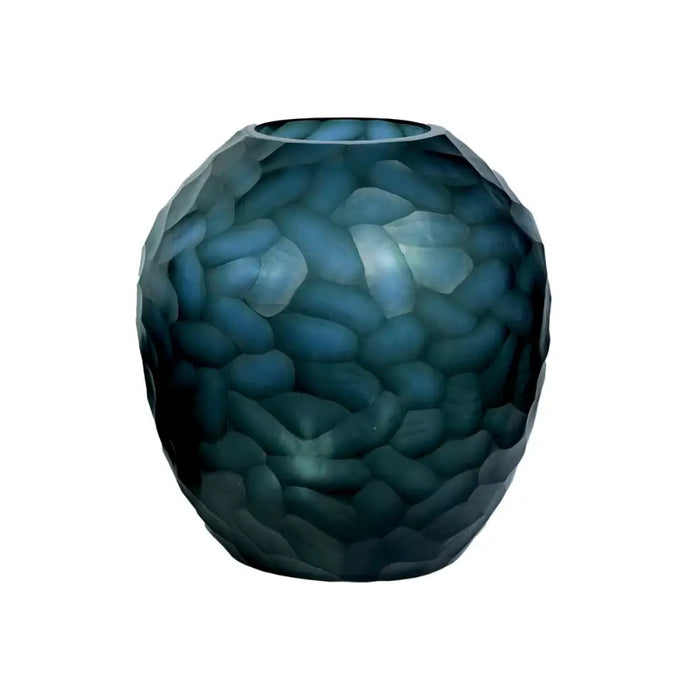 Vase Home ESPRIT Blue Crystal Modern 29 x 29 x 30 cm - Декорация и Осветление<<<Дом Градина<<<BigBuy&&&Украса за
