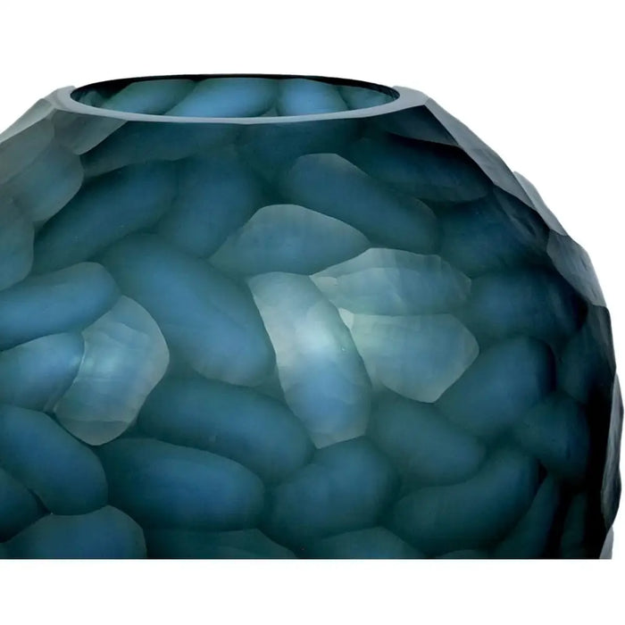 Vase Home ESPRIT Blue Crystal Modern 29 x 29 x 30 cm - Декорация и Осветление<<<Дом Градина<<<BigBuy&&&Украса за