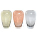Vase Home ESPRIT Blue Green Amber Crystal Modern 13 X 13 X 20,7 cm (3 Units) - Декорация и Осветление<<<Дом
