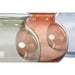 Vase Home ESPRIT Blue Green Amber Crystal Modern 17,5 X 17,5 X 18,2 cm (3 Units) - Декорация и Осветление<<<Дом