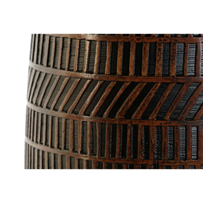 Vase Home ESPRIT Brown Black Resin Colonial 19 x 19 x 21 cm - Декорация и Осветление<<<Дом Градина<<<BigBuy&&&Украса за