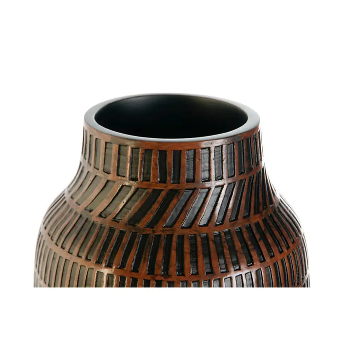 Vase Home ESPRIT Brown Black Resin Colonial 20 x 20 x 48 cm - Декорация и Осветление<<<Дом Градина<<<BigBuy&&&Украса за