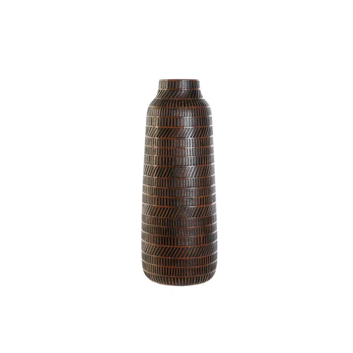 Vase Home ESPRIT Brown Black Resin Colonial 20 x 20 x 48 cm - Декорация и Осветление<<<Дом Градина<<<BigBuy&&&Украса за