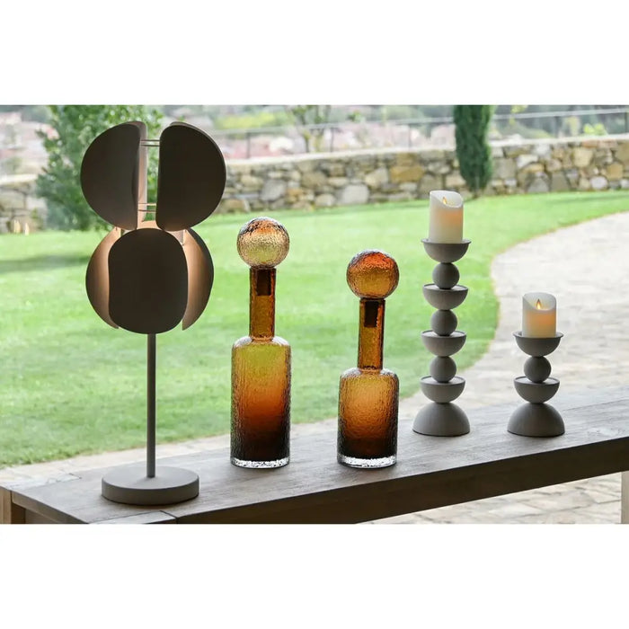 Vase Home ESPRIT Brown Crystal Modern 12,5 X 12,5 X 50,5 cm - Декорация и Осветление<<<Дом Градина<<<BigBuy&&&Украса за