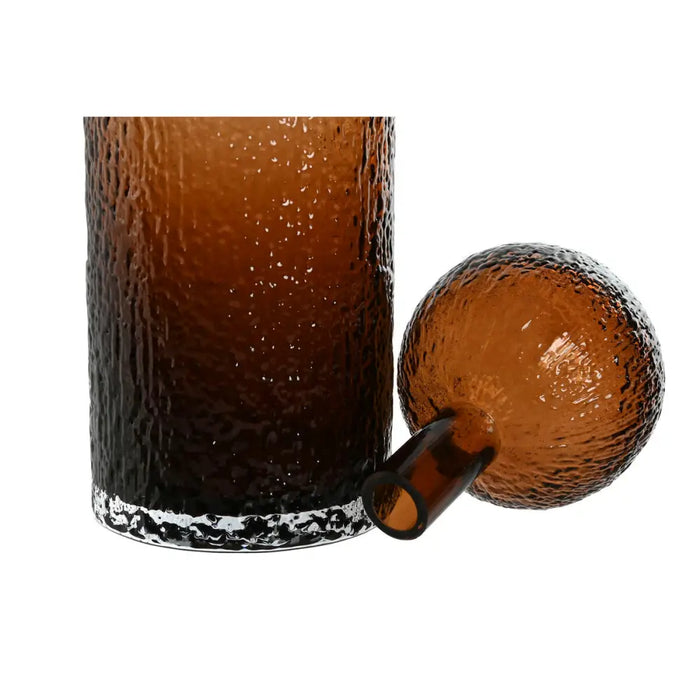 Vase Home ESPRIT Brown Crystal Modern 12,5 X 12,5 X 50,5 cm - Декорация и Осветление<<<Дом Градина<<<BigBuy&&&Украса за