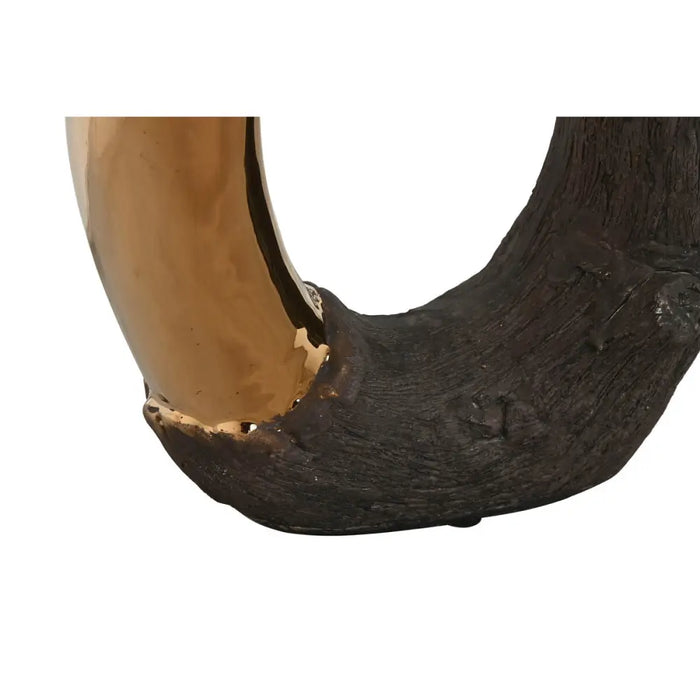 Vase Home ESPRIT Brown Golden Stoneware Modern 20 x 8 x 31 cm - Декорация и Осветление<<<Дом Градина<<<BigBuy&&&Украса