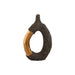 Vase Home ESPRIT Brown Golden Stoneware Modern 20 x 8 x 31 cm - Декорация и Осветление<<<Дом Градина<<<BigBuy&&&Украса