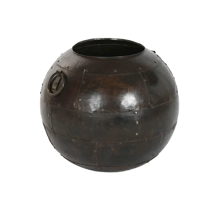 Vase Home ESPRIT Brown Iron 40 x 40 x 41,5 cm - Декорация и Осветление<<<Дом Градина<<<BigBuy&&&Украса за средата на