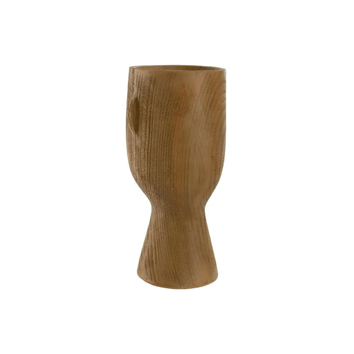 Vase Home ESPRIT Brown Resin Face 15 x 15 x 31 cm - Декорация и Осветление<<<Дом Градина<<<BigBuy&&&Украса за средата