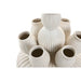 Vase Home ESPRIT Cream Ceramic Mediterranean 28 x 28 x 35 cm - Декорация и Осветление<<<Дом Градина<<<BigBuy&&&Украса
