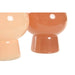 Vase Home ESPRIT Cream Terracotta Crystal 15 x 15 x 24 cm (2 Units) - Декорация и Осветление<<<Дом