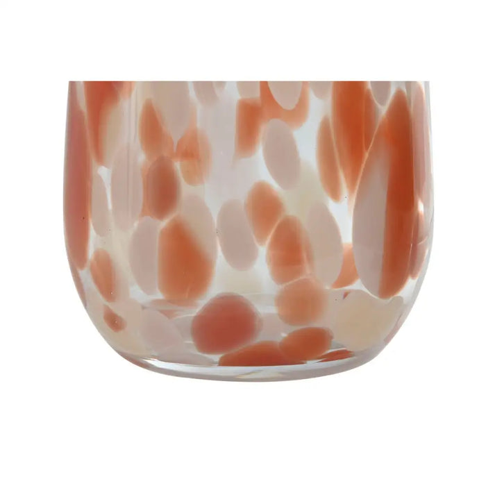 Vase Home ESPRIT Cream Terracotta Crystal Modern 12,5 x 12,5 x 30 cm - Декорация и Осветление<<<Дом