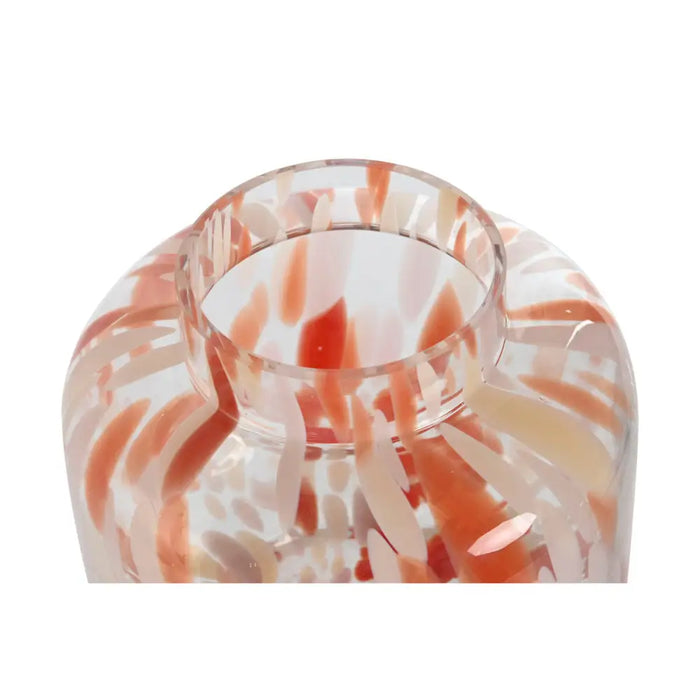 Vase Home ESPRIT Cream Terracotta Crystal Modern 15 x 15 x 21 cm - Декорация и Осветление<<<Дом
