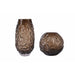Vase Home ESPRIT Dark brown Crystal Modern 21,5 x 21,5 x 19 cm - Декорация и Осветление<<<Дом Градина<<<BigBuy&&&Украса