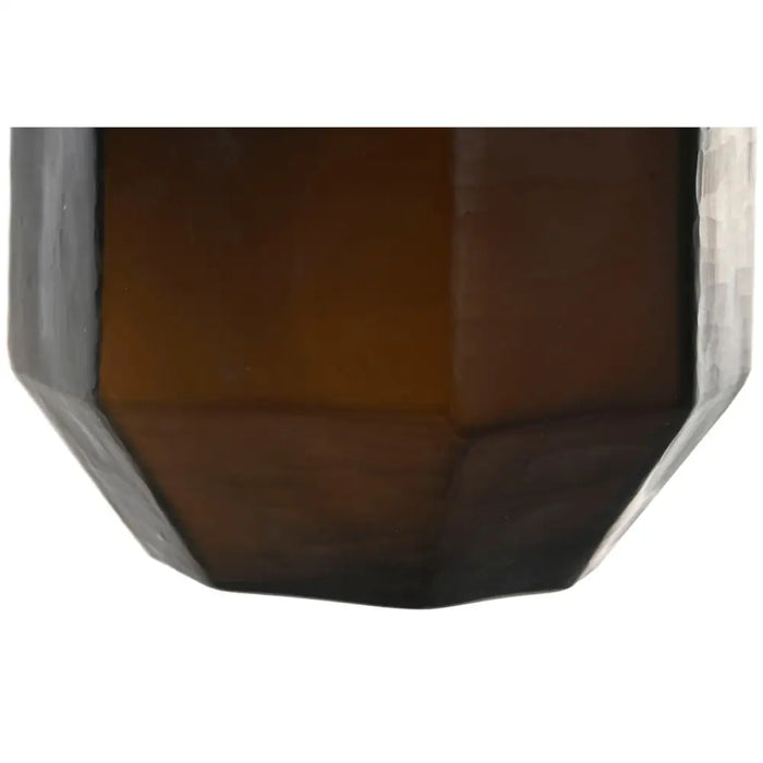 Vase Home ESPRIT Dark grey Crystal Modern 18 x 18 x 22 cm - Декорация и Осветление<<<Дом Градина<<<BigBuy&&&Украса за