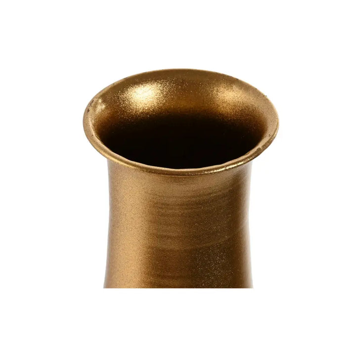 Vase Home ESPRIT Golden Metal Modern 29 X 29 X 57,5 cm - Декорация и Осветление<<<Дом Градина<<<BigBuy&&&Украса за