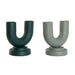 Vase Home ESPRIT Green Aluminium 18 x 13 x 19 cm (2 Units) - Декорация и Осветление<<<Дом Градина<<<BigBuy&&&Украса за