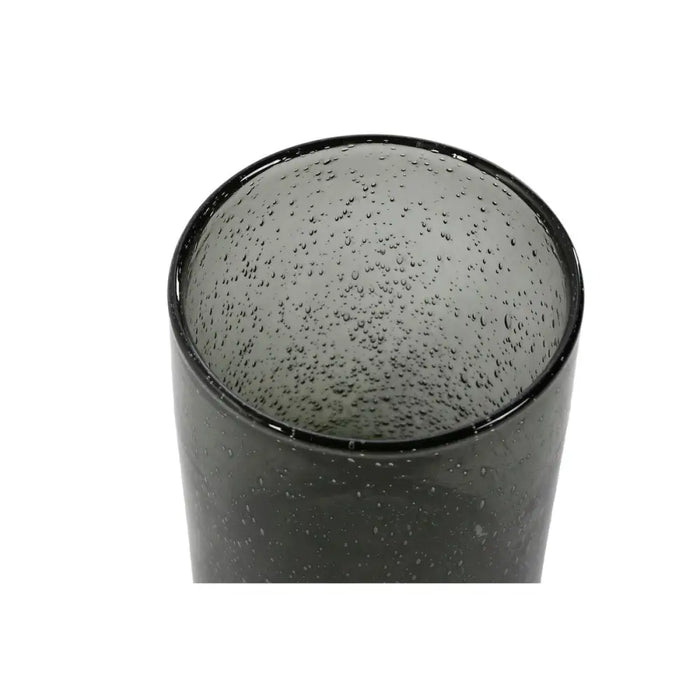 Vase Home ESPRIT Green Crystal Modern 13,7 X 13,7 X 25,6 cm - Декорация и Осветление<<<Дом Градина<<<BigBuy&&&Украса за