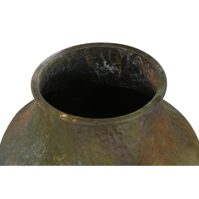 Vase Home ESPRIT Green Metal 49 X 49 X 91 cm - Декорация и Осветление<<<Дом Градина<<<BigBuy&&&Украса за средата на