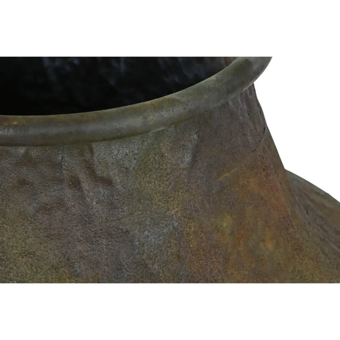 Vase Home ESPRIT Green Metal 49 X 49 X 91 cm - Декорация и Осветление<<<Дом Градина<<<BigBuy&&&Украса за средата на