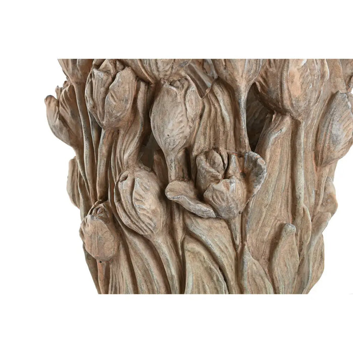 Vase Home ESPRIT Grey Cement Tulip 29 x 27 x 32 cm - Декорация и Осветление<<<Дом Градина<<<BigBuy&&&Украса за средата