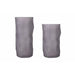 Vase Home ESPRIT Grey Crystal Modern 14 x 14 x 31,5 cm - Декорация и Осветление<<<Дом Градина<<<BigBuy&&&Украса за