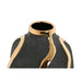 Vase Home ESPRIT Grey Golden Stoneware Abstract Modern 17 x 17 x 35 cm - Декорация и Осветление<<<Дом