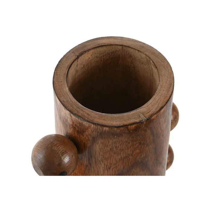 Vase Home ESPRIT Mango wood 10 x 10 x 28 cm - Декорация и Осветление<<<Дом Градина<<<BigBuy&&&Украса за средата на