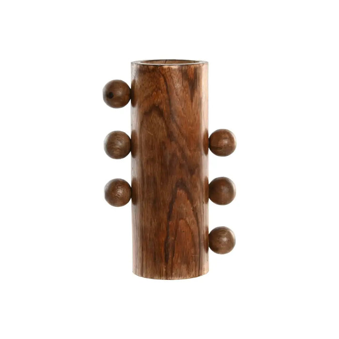 Vase Home ESPRIT Mango wood 10 x 10 x 28 cm - Декорация и Осветление<<<Дом Градина<<<BigBuy&&&Украса за средата на