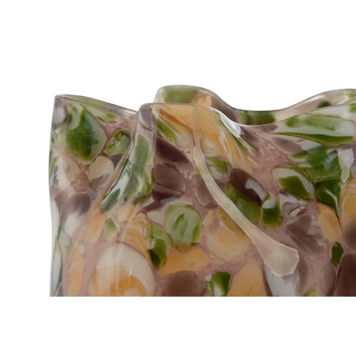 Vase Home ESPRIT Multicolour Crystal Modern 18 x 18 x 21,5 cm - Декорация и Осветление<<<Дом Градина<<<BigBuy&&&Украса