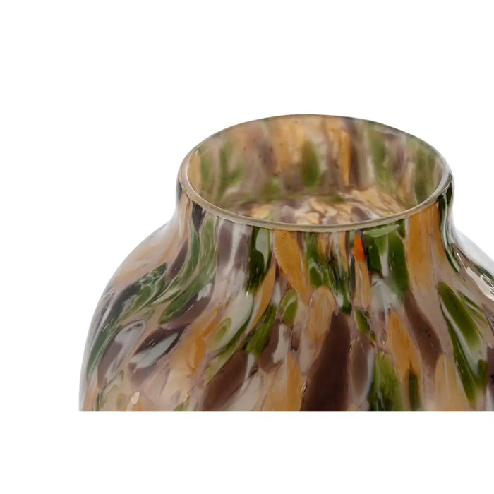 Vase Home ESPRIT Multicolour Crystal Modern 18 x 18 x 41,5 cm - Украса за средата на масата и вази<<<Декорация и