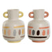 Vase Home ESPRIT Multicolour Dolomite 16 x 16 x 22 cm (2 Units) - Декорация и Осветление<<<Дом